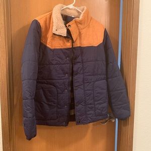 Vintage winter puffer jacket